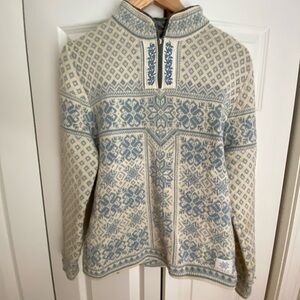 Vintage 100% wool Olympic sweater - Women Size Medium